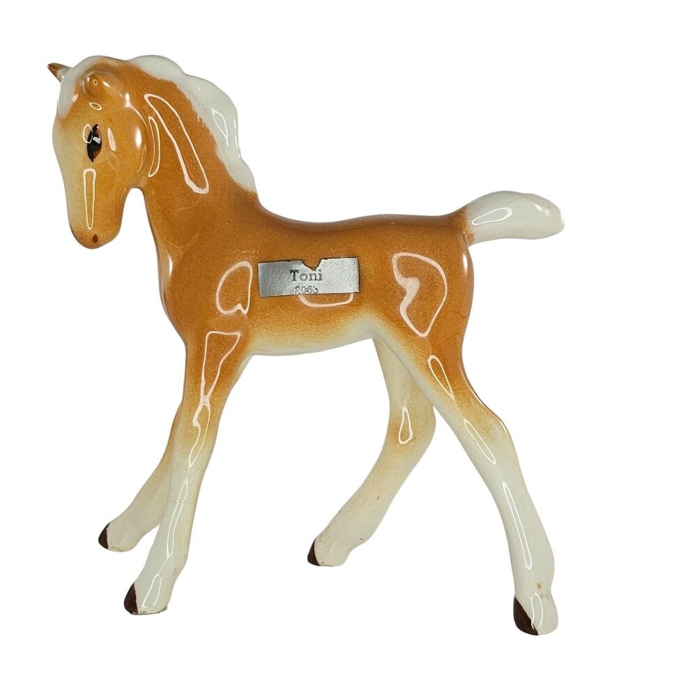 Vintage Rober Simmons Palomino Foal Horse Toni Figurine *Repaired*